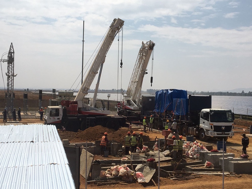 Preparing off-loading of 20MVA Transformer and Components